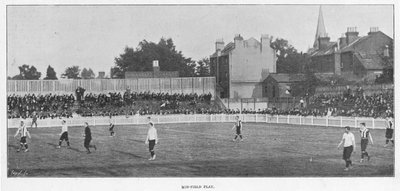 Mid-Field Play, 1899 by English Photographer
